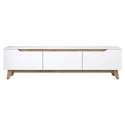 Meuble TV D1 / Noyer Rangement supplémentaire 180 x 49 x 35 cm - vue 2