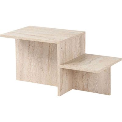 Table basse en aggloméré 80x40x40 cm Harmony
