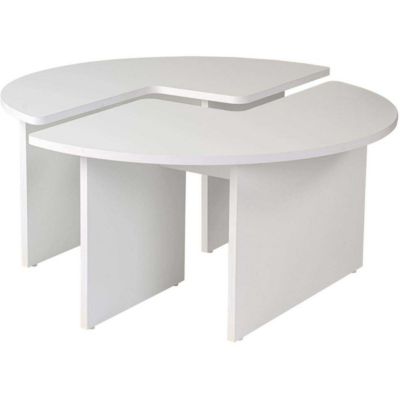 Table basse MOIRA Ronde Naturel 90 x 90 x 41 cm - vue 2