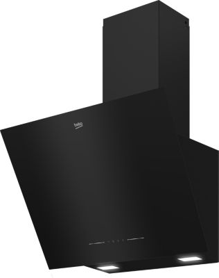 Hotte inclinée en verre Beko BHCA62442BBH . 60 cm