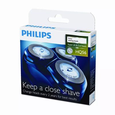 Têtes de rasoir Reflex Action  HQ56/50 pour Epilateur - Rasoir - Tondeuse PHILIPS
