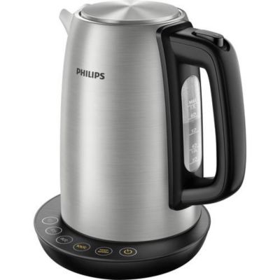 Philips Bouilloire électrique Avance Collection HD9359/90 1.7L Noir/Métallique Gris - vue 6