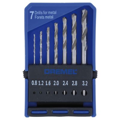7 forets de pr?cision Dremel ?0 80 mm ? 3 2 mm
