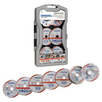 7 disques de coupe (DSM20) Dremel