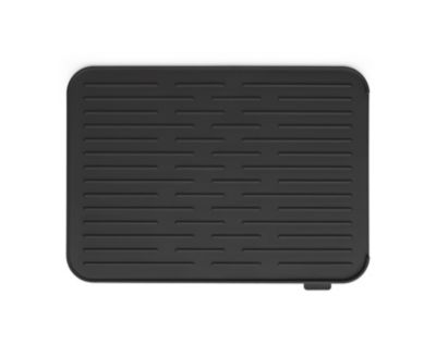 Tapis égouttoir à vaisselle en silicone Brabantia SinkSide anthracite - Brabantia