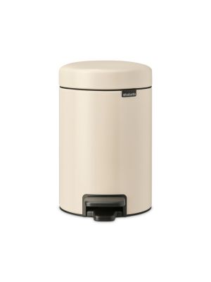 Poubelle de salle de bains 3L, ronde, beige, Brabantia NewIcon
