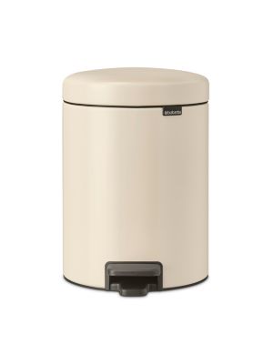 Poubelle de salle de bains 5L, ronde, beige, Brabantia NewIcon