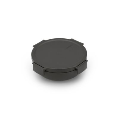 Boîte à salade ronde Brabantia Make & Take gris foncé