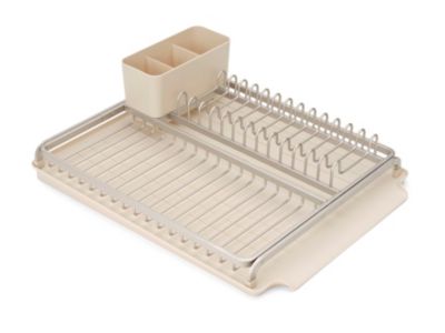 Égouttoir à vaisselle acier inoxydable et plastique 13 assiettes Brabantia SinkSide