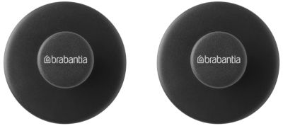 Lot de 2 crochets à serviette, gris anthracite, Brabantia ReNew