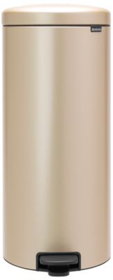 Poubelle à pédale coloris champagne Brabantia NewIcon 30 L - Brabantia