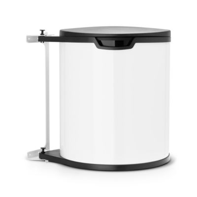 Poubelle de porte à fixer Brabantia Built-In Bin 15 L blanc - Brabantia