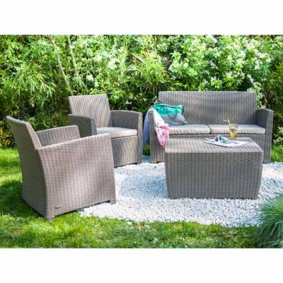 Salon de jardin en rotin synthétique  Collection Cappu