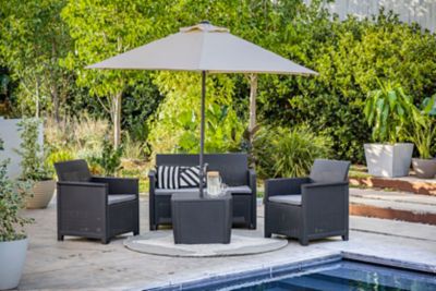 Salon de jardin bas Tahiti 4 personnes