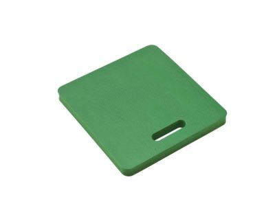 Coussin en mousse taille L, protège-genoux, coloris vert - 40 x 38 x 3 cm - Nature