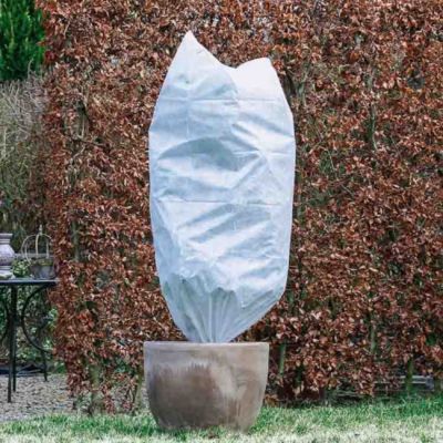 Housse d'hivernage 50g, Couleur Blanc, Diamètre 75 cm lot de 2