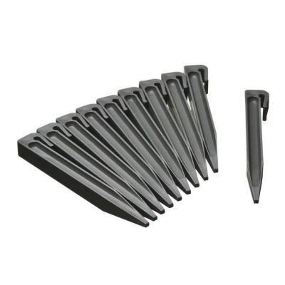 Piquets pour bordures de jardin NATURE Ancres en polypropylène Lot de 10 - vue 2