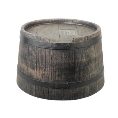 Socle pour tonneau 120L imitation bois Nature