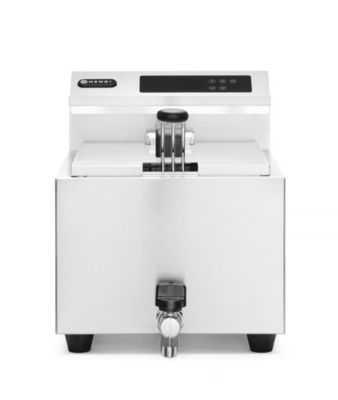 Friteuse professionnelle  Profi Line avec robinet de vidange numérique - Hendi - l51.5- L0.1- P30- h34.5- Inox