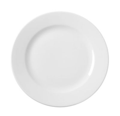 Hendi Assiette plate porcelaine blanche simple 200 mm - Lot de 12