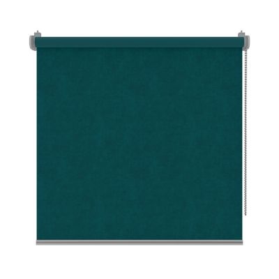 Store enrouleur occultant Velours bleu 40 x 160 cm