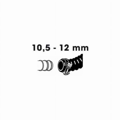 Colliers de serrage galvanisés pour tuyaux annelés -diam. 20x23 mm - Outside living