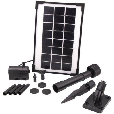 Pompe fontaine UBBINK SolarMax 250 Débit 200 /h Panneau solaire 6V 160mA Jets volcan & cloche - vue 2