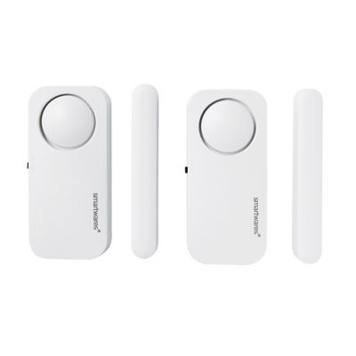 Mini alarme à 2 détecteurs d'ouverture magnétique + sirène