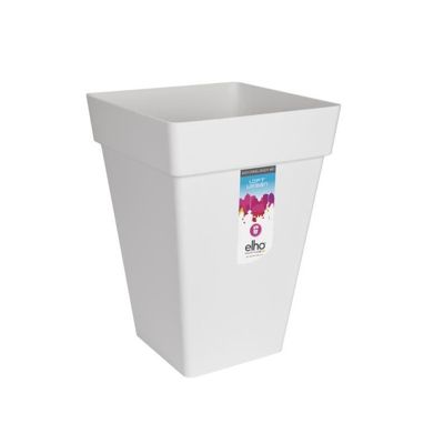Pot de fleurs carré haut 30 Elho Loft Urban 100% recyclé - vue 2