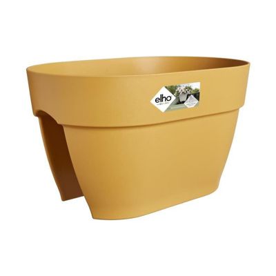 Planteur ELHO Vibia Campana Flower Bridge 40 Jaune Miel Balcon extérieur 26x39x22cm - vue 2