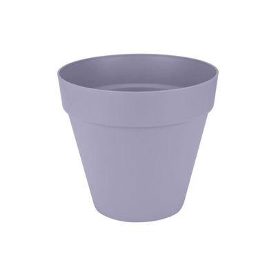 Pot de fleur - Elho - Loft Urban Rond - Violet - L 29 x B 28.5 x H 26 cm - Extérieur - 100% recyclé