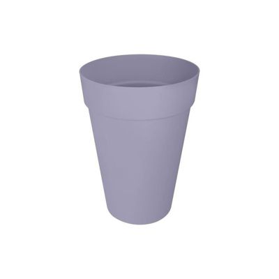 Pot de fleur - Elho - Loft Urban Rond - Haut 35 - Violet - L 34 x B 33.5 x H 45 cm - Extérieur - 100% recyclé