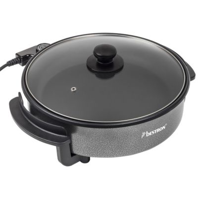 Poêle électrique multifonction 30cm 1500w gris Bestron AHP1200