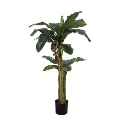 Bananier vert artificiel en pot plastique ø85 x h.150 cm