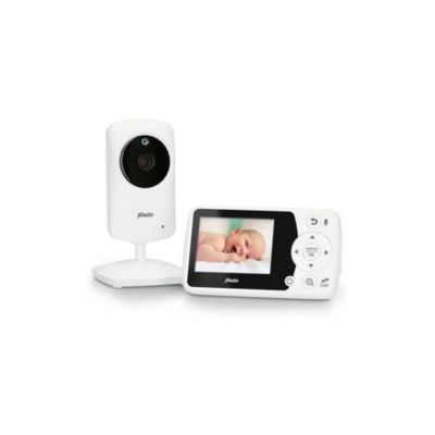 Moniteur bebe video Alecto DVM64 ecran couleur 24 pouces blanc