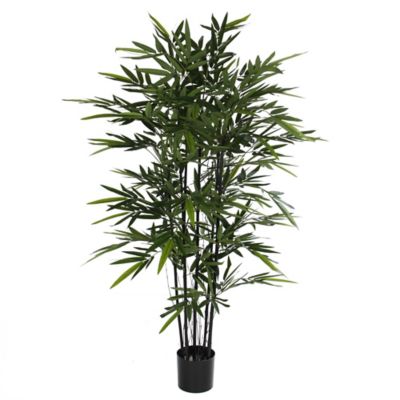 Bambou noir artificiel en pot plastique ø75 x h.150 cm