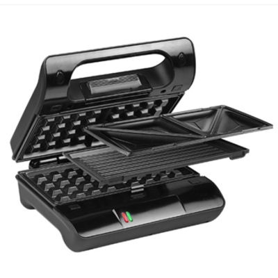 Croque-gaufre-gril 3 plaques 800w Princess 117002-01-001