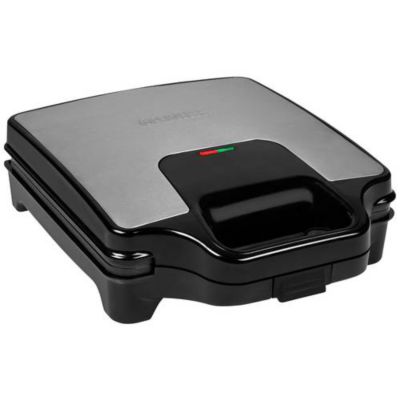 Appareil à croque-monsieur Supreme XXL 1600 W, surface extra-large, plaques amovibles, noir