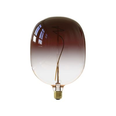 Ampoule LED Colors Avesta dimmable E27 Allongée ? 17cm 130lm 5W blanc chaud Calex marron