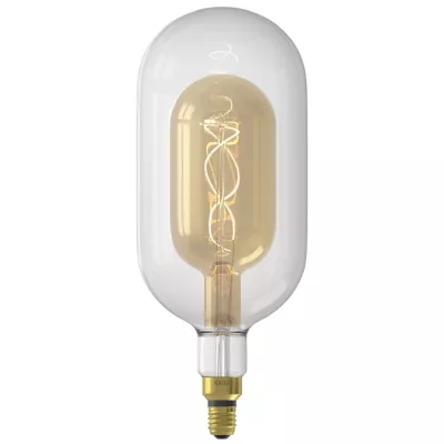 Ampoule à suspendre tube sundsvall fusion dimmable E27 Tube ? 15cm 240lm 3W blanc chaud Calex or