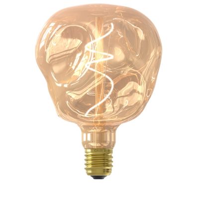 Ampoule LED à filament spirale E27 Organic Neo 150lm 4W blanc extra chaud Calex ?12,5cm