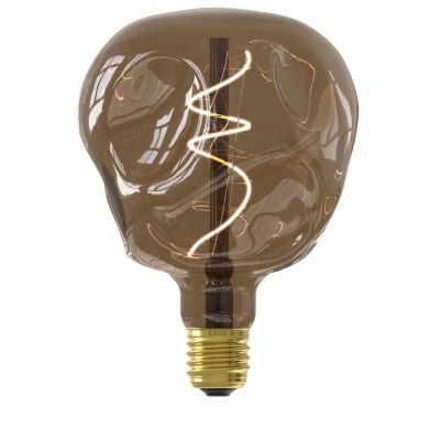 Ampoule LED à filament spirale E27 Organic Neo 120lm 4W blanc extra chaud Calex ?12,5cm