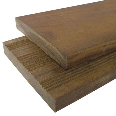 Lame de terrasse bois exotique ipé L.245 x l.14 cm