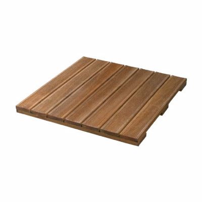 Dalle de terrasse en Bangkirai 100 x 100cm  ép.30mm