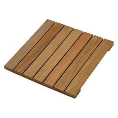 Dalle de terrasse en Ipé 50 x 50cm  ép.30mm