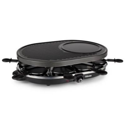 V33 Tristar Grill À Raclette Pour 8 Personnes Ra-2996 1200 W Noir - vue 2
