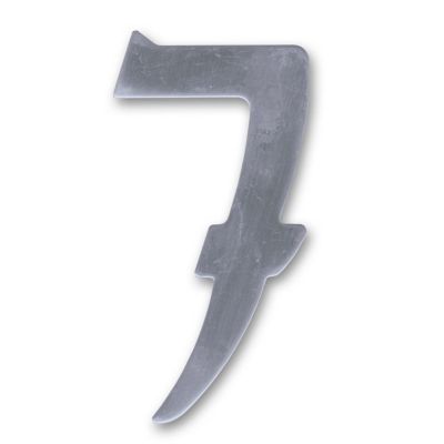Chiffre 7 en Inox H.10 cm