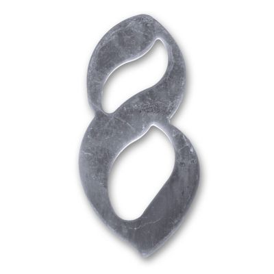 Chiffre 8 en Inox H.10 cm