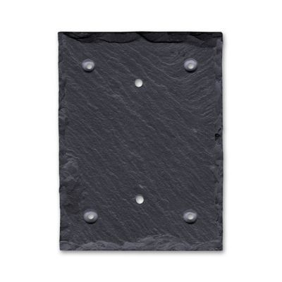 Ardoise en schiste pour support chiffre 11.5 x 15 cm