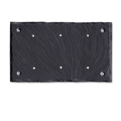 Ardoise en schiste pour support chiffre 15 x 25 cm